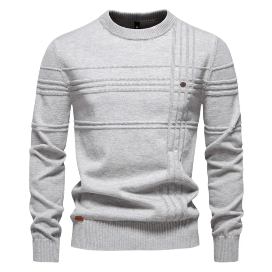 Elegante maglione scozzese
