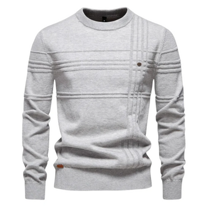 Elegante maglione scozzese