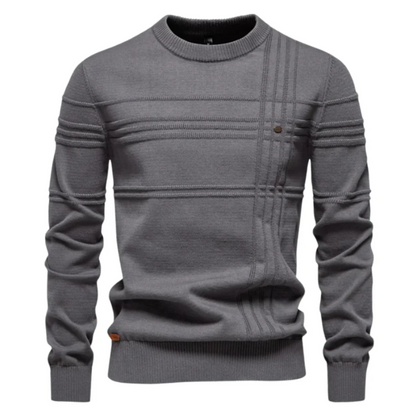Elegante maglione scozzese