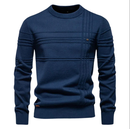 Elegante maglione scozzese