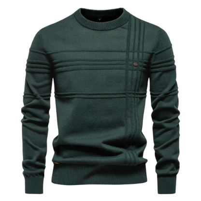 Elegante maglione scozzese