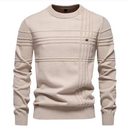 Elegante maglione scozzese